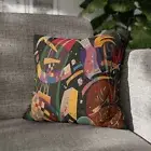 CUSHION COVER PILLOW CASE|WASSILY KANDINSKY - COMPOSITION X ART PAINT