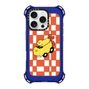 iPhone 16 Pro Bounce Case MagSafe Compatible Checkered Shrimp Ride by SADSHRIMPS