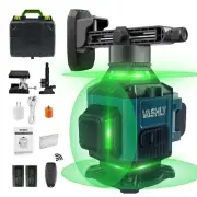 16 Line Laser Level Self Leveling, 4 x 360° 4D Green Cross Line Lazer Level T...