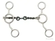 Sweet Iron Dogbone Twisted Wire Gag Snaffle Bit - 5 Inch Mouth