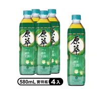 在飛比找momo購物網優惠-【原萃】玉露綠茶 寶特瓶580ml x4入/組(無糖)