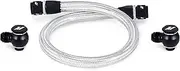 Mishimoto Primary Replacement Oil Line Compatible With Mazda RX-8 2004-2011 Silver