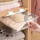 Transparent Underwear Storage Box Drawer Type Drawer Closet Divider Scarfs