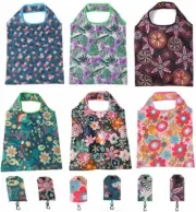 Reusable Shopping Bag, 6 Pack Foldable Grocery Bags Washable Shopping Tote Bags
