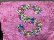 JUSTICE PILLOWCASE SHAM EMOJIS INITIAL “S” STANDARD SET (2) SUPER CUTE WOW!!