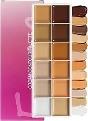 Foundation Palette - Long-lasting 12-Color Corrector,Eye Concealer for Artist Women Prom Bridal Parties Date Offices Travel Under Eye Wedding