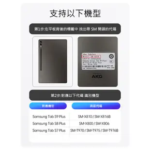 DUX DUCIS SAMSUNG Galaxy Tab S9+/S8+/S7+ 磁吸懸浮支架鍵盤組 平板保護套 實體鍵