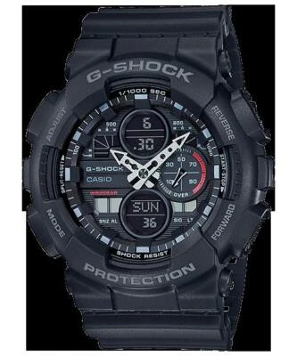 Casio Gshock GA-140-1A1 Black Edition Sports Watch NEW