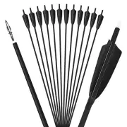 28" 30" 31" Archery Carbon Arrows SP500 4" Turkey Feathers Bow Hunting Target