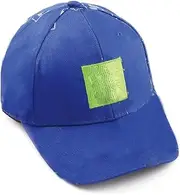 [HSKRKOW] Cartoon Design Baseball Hat, Adjustable Baseball Cap, Sun Hat, Miner Outdoor Sports Casual Baseball Hat, Pixelated Green Grid Sun Hat, Baseball Cap for Boys 3-12 Years (B)
