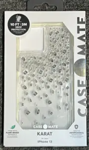 Case-Mate Karat Case for iPhone 13(6.1") - Clear (Not 13 Pro)