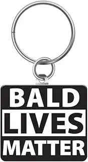 [SC Products] Bald Lives Matter Funny Keyrings for Men | Stainless Steel Father's Day Keyring | Fathers Day Presents Dad Gifts | Funny Gifts for Men Joke Presents for Dad | Grandad Stocking Fillers