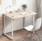 Wizard Portable Folding Office Computer Table Desk (White / beige)