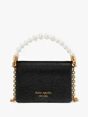 Morgan Embellished Chain Card Case