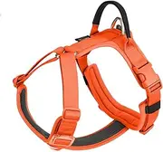 SMALL COMBINATION Dog Harness,No-pull Dog Harness,Adjustable Vest with Durable Handle,Small and medium-sized dog,Outdoor Training Walking(Orange, XS)