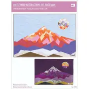 The Elevated Abstractions: Mt Hood Pattern Paper Piecing Quilt Pattern By Violet Craft