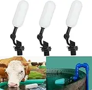 1/2 Inch Float Ball Valve, Adjustable Arm for Livestock Water Trough, Aquariums, Hydroponics - Automatic Fill and Control Water Level 3 Pack