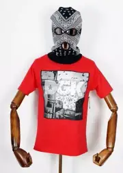 DGK Skateboards t-shirt Tee Corner red IN S Dirty Ghetto Kids
