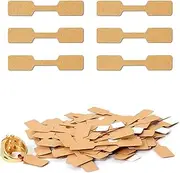 Zhooooonglf 100Pcs Blank Jewelry Sticker Price Tags Labels Jewelry Display Cards Labels Rectangle Shape Sticker Hang Tags