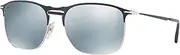 [Persol] PO 7359S BLUE BRONZE/CRYSTAL GREEN SILVER MIRROR unisex Sunglasses