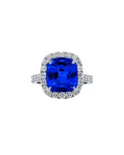 Diana M. Fine Jewelry Platinum 6.74 ct. tw. Diamond & Sapphire Ring