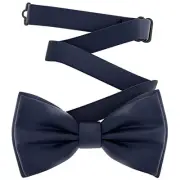 Men's Bow Ties Pre-Tied Style Formal Satin Classic L - (adults) 06 Navy Blue