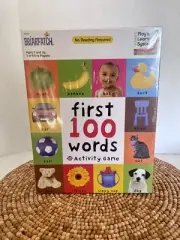 Baby First 100 Words Activity Game Picture Play N Learn Ages 2+ Briarpatch