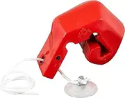 Taylor Made Buoy for Personal Watercrafts, Hook Under Quick Attachment, Flexible Shape, Inflation Valve, Suction Cup and Securing Line Included, for Use at Low Speed or Docking, Red – 2020108224