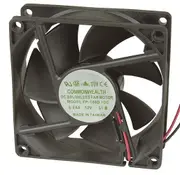 Sirocco IP55 80mm 12V DC Ball Bearing Fan 80x80x25.4mm