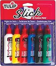 Tulip Dimensional Fabric Paints 1.25oz 6/Pkg-Slick
