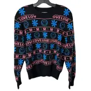 Sandro Barnabe Smiley Jacquard Sweater Size EU 2 US Medium New with tags