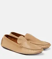 [The Row] The Row Lucca leather loafers AU 4 beige