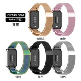 小米 Smart Band 米蘭磁吸款錶帶 適用 小米手環 8active / Redmi 手環2 (7.6折)