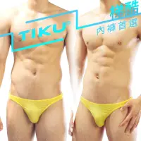 在飛比找momo購物網優惠-【TIKU 梯酷】美臀型男 透氣三角/丁字男內褲 -黃色(Y