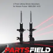 2 Front Ultima Shock Absorbers For Nissan Pulsar 1995-2001 N15