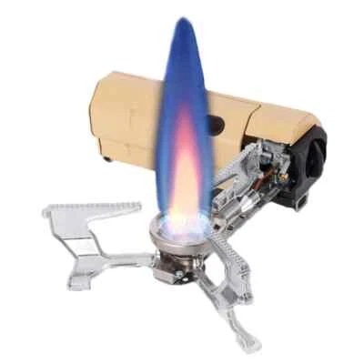 Camping Gas Stove Portable Folding Stove Outdoor Hiking BBQ Travel Cooking Grill