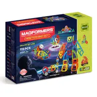 在飛比找蝦皮購物優惠-MAGFORMERS 磁性建構片-創意思考115片裝