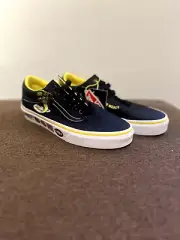 Size 6.5 MEN 8.0 WOMEN - Old Skool Cobra Kai Black/Yellow/White