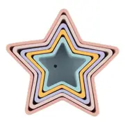 Playground Silicone Nesting Stars Baby/Infant Play Educational Stacking Toy 6m+