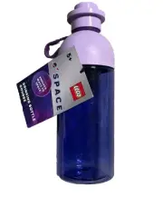 LEGO Space Hydration Bottle 17oz Purple - Drinking Bottle Gourde - NEW