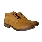 Clarks Men's Devington Cap Lace Up Chukka Boots Tobacco Sz 8 US Nubuck Leather