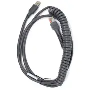 9FT 3M Coiled USB Cable For Zebra LS2208 LS2200 LS4208 CBA-U12-C09ZAR