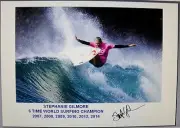 STEPHANIE GILMORE signed Print