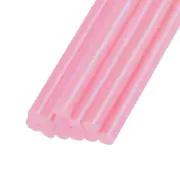 Hot Glue Sticks Mini Adhesive Hot Melt Glue Gun Sticks 0.27" x 4"/Pink/12 Pcs
