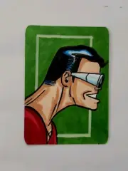 Plastic Man Original Sketch Card Art (SuperFriends)