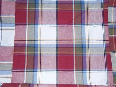 Longaberger LINER, PAPRIKA PLAID, Fits The "TARRAGON" Booking Basket, NEW!