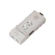 E3 Plus Marble Keychain Flashlight - 700 Lumen Dual Power Rechargeable with L...