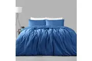 Accessorize 225tc Linen Cotton Quilt Cover Set Ocean King