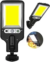 Solar Lights Outdoor, LED/COB Ultra Bright Motion Sensor Garden Light, IP65 Waterproof Solar, Wall Security Light for Garden Porch Yard Path etc (616-3)