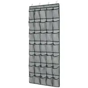 35-Pocket Over The Door Shoe Organizer - Mesh Pockets Shoe Holder Rack With 4...